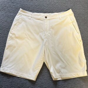 Lululemon ABC Classic Fit Golf Short 9” size 36 white